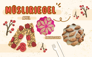 Rezept Kinder Müsliriegel Apfel Haferflocke